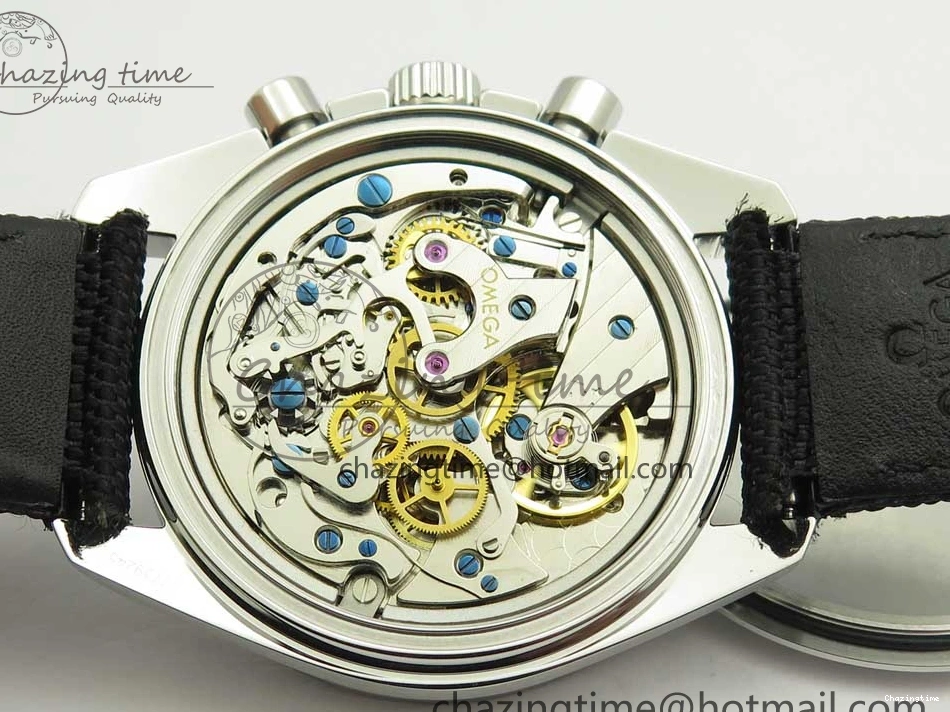 0723 Speedmaster SS Snoopy OMF Best Edition White Dial on Nylon Strap Manual Winding Chrono Movement WellDesigned 7990